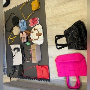 Purses & shoes ! Shoes are brand new and purses are lightly used!